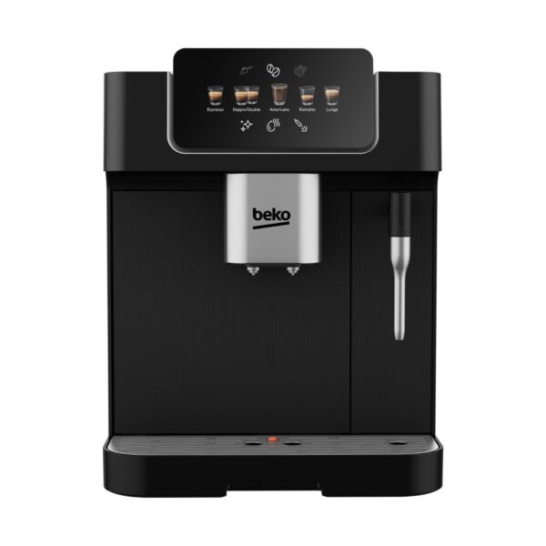 Automatic Bean To Cup Coffee Machine with Milk Frother – Black